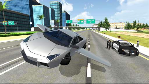 Flying Car City 3D स्क्रीनशॉट 5