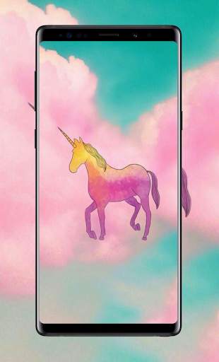 Kawaii Unicorn Wallpaper screenshot 2