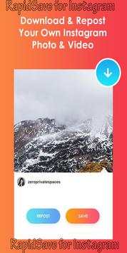 RapidSave Instagrame Download screenshot 1