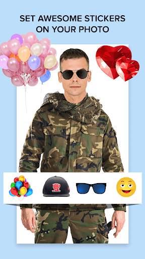 Military Man Photo Suit screenshot 3