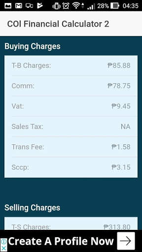 COL Financial Calculator  V2 screenshot 4