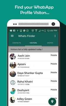 Who Visit My Profile? - Whats Finder for WhatsApp screenshot 1