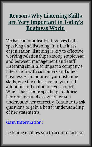 Listening Skills screenshot 12