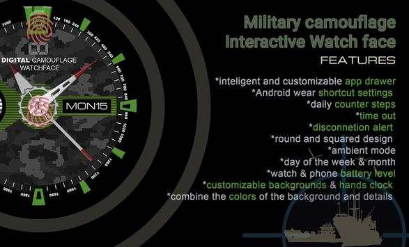 App launcher watchface Army screenshot 2