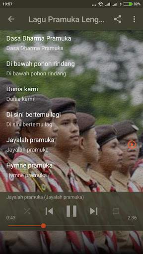 Lagu Pramuka Lengkap Offline screenshot 1