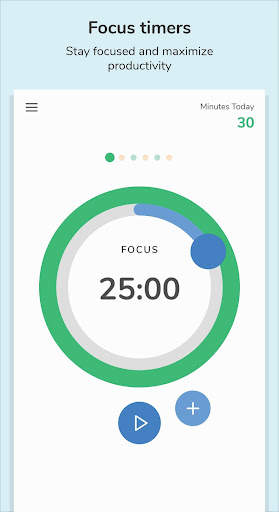Focusmeter: Pomodoro Timer скриншот 1