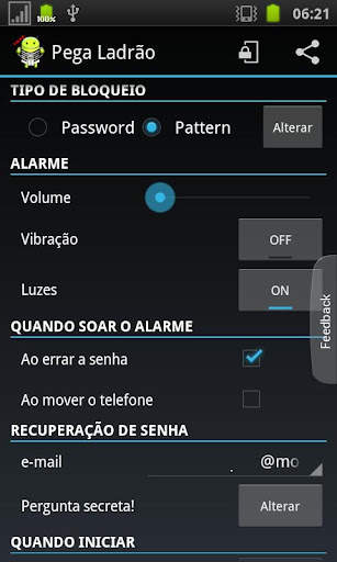 Pega Ladrão Alarma Antirrobo screenshot 2