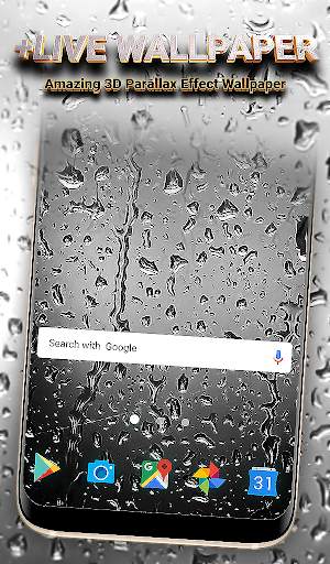 Rain HD Animated Keyboard   Live Wallpaper screenshot 2