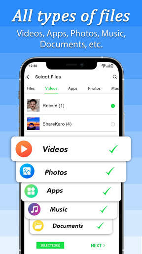 Xzender - File Transfer & Sharing App, Share it screenshot 3