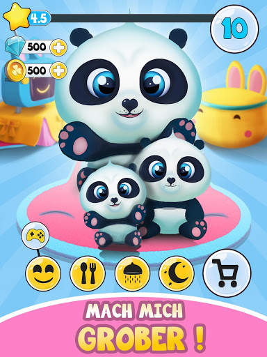 Pu - Panda bär, virtuelles haustier pflege spiele screenshot 8