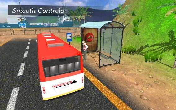 Hill Bus Driving Simulator 3D screenshot 4
