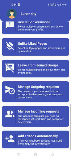 Toolkit - Awesome Tools For Facebook Users screenshot 3