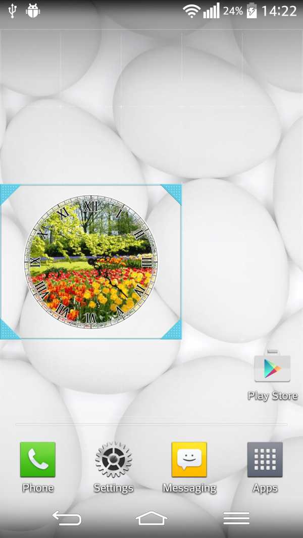 Springtime Analog Clock screenshot 5