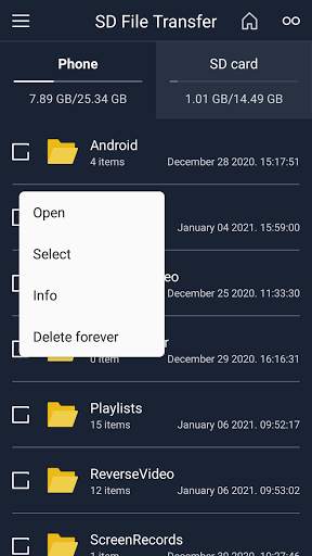 SD File Transfer (Move Files To SD Card Or Phone) screenshot 5