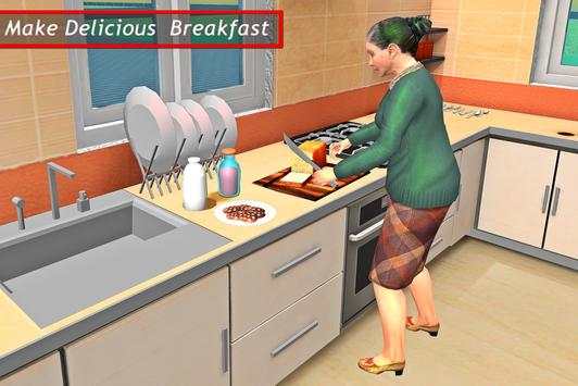 Virtual Granny Happy Family Grandma Life Simulator screenshot 1