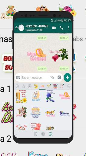 Figurinhas de Bom Dia e Boa Noite- WAStickerApps screenshot 9