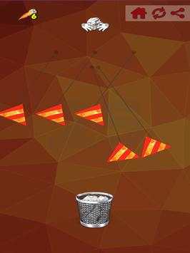 Bola de papel lanzando Flip Lanzala al bin juego screenshot 8