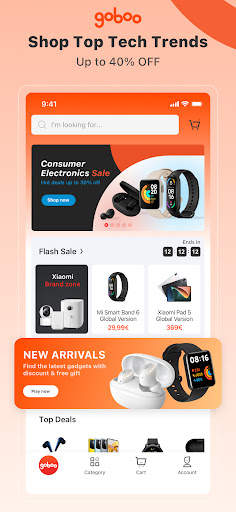 Goboo online shopping screenshot 1