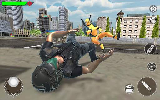 Super Rope Hero Gangster - Grand Crime City Game screenshot 11