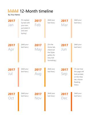 Editable Timeline Templates screenshot 20