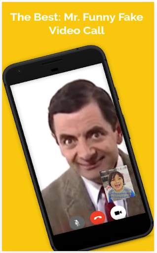 Mr. Funny Fake Video Call & Wallpaper HD screenshot 5
