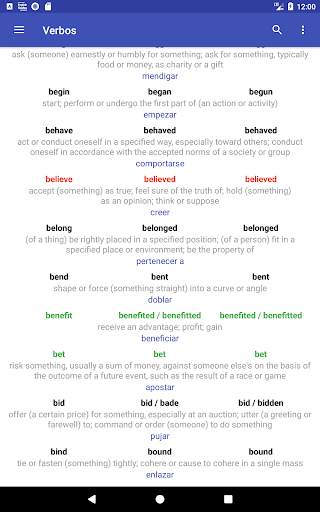 English Verbs screenshot 13