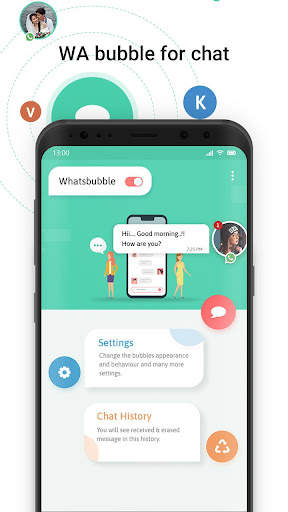 WA bubble for chat screenshot 1