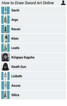 How to Draw Sword Art Online скриншот 4