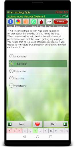 Pharmacology Quiz screenshot 4