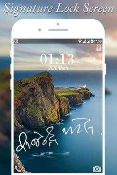 Signature Screen Lock स्क्रीनशॉट 2
