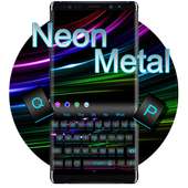 Black Neon Metal Keyboard on 9Apps