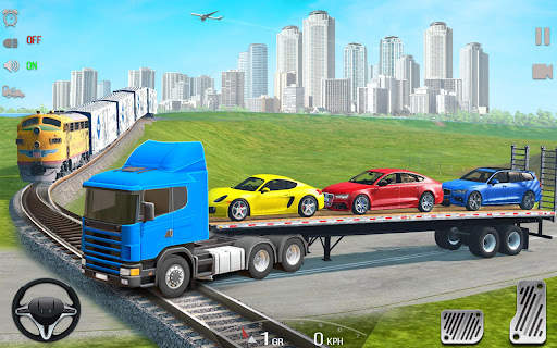 Cars Transporter Truck Games screenshot 3