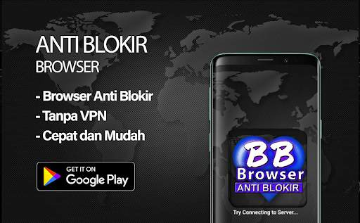 BF-Brokep Browser Anti Blokir - VPN Browser screenshot 1
