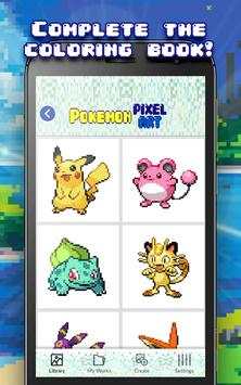 Pokemon Color By Number – Coloring Games 2 تصوير الشاشة