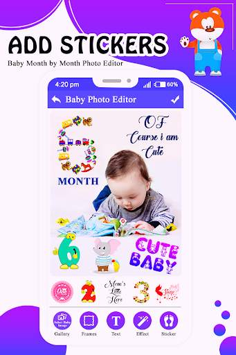 Baby Month by Month Photo Editor screenshot 2