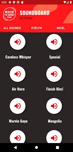 Rice To Meet You Soundboard screenshot 1