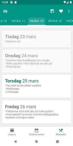 Skolschema – schemat i mobilen screenshot 3