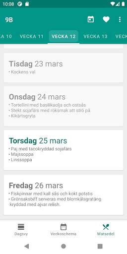 Skolschema – schemat i mobilen screenshot 3