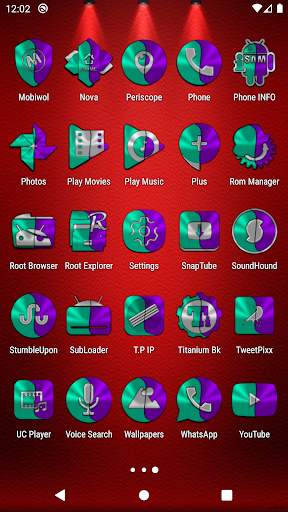 Teal and Purple Icon Pack screenshot 4