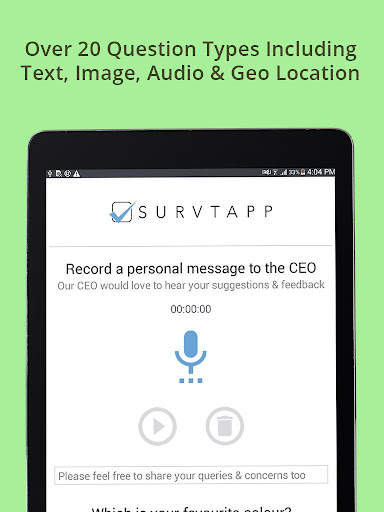 Survtapp Offline Survey App screenshot 11