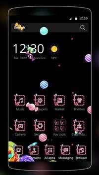 Black Lovely Candy Theme screenshot 1