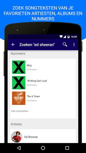 LyricsMania Songteksten Speler screenshot 3