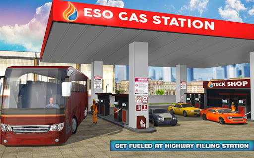 Gas Station Bus Parking Games screenshot 14