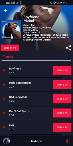 Edge Music screenshot 3