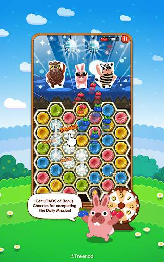 LINE Pokopang - puzzle game! screenshot 2