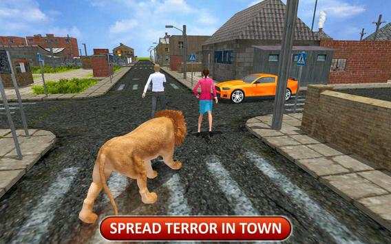 Angry Lion Dangerous Attack Simulator screenshot 3