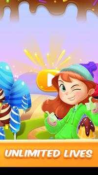 Gummy Candy Cookie Crush: Sweet Blossom Blast 2020 screenshot 1