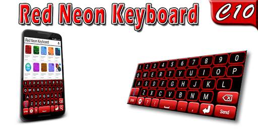 Red Neon Keyboard स्क्रीनशॉट 4