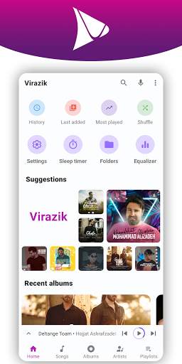 Virazik - Music Player screenshot 2