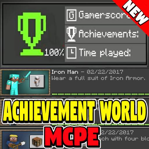 Achievement World Mod for Minecraft PE 7.1